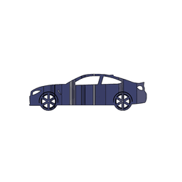 2020 M4 3D Car Flip Art Desk Display 3d model