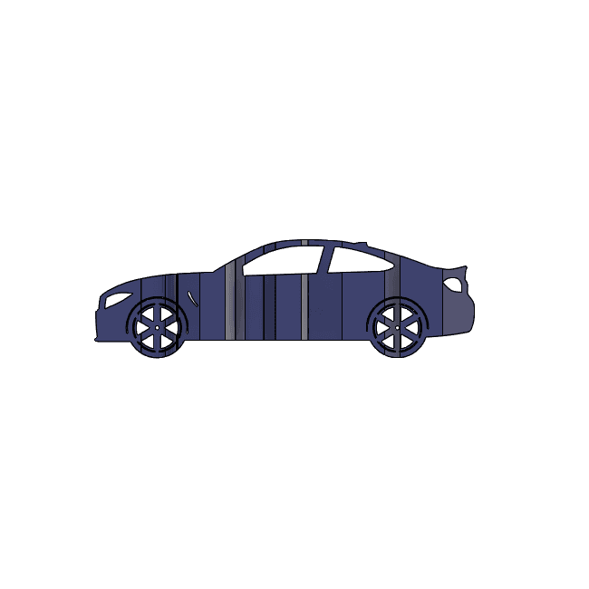 2020 M4 3D Car Flip Art Desk Display 3d model