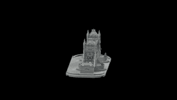 Tower Bridge Desk Display STL - Printable Landmark Desk Miniature 3d model