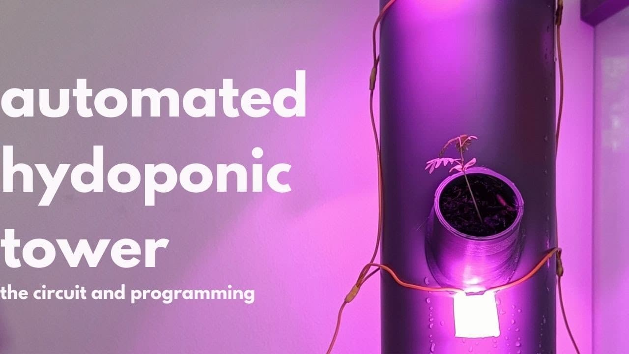 Hydroponic tower 3d model