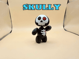 Articulated Voodoo Doll Bones and Skulls Flexi 3d model