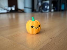 Cute 3D Pumpkin for Halloween 3d model