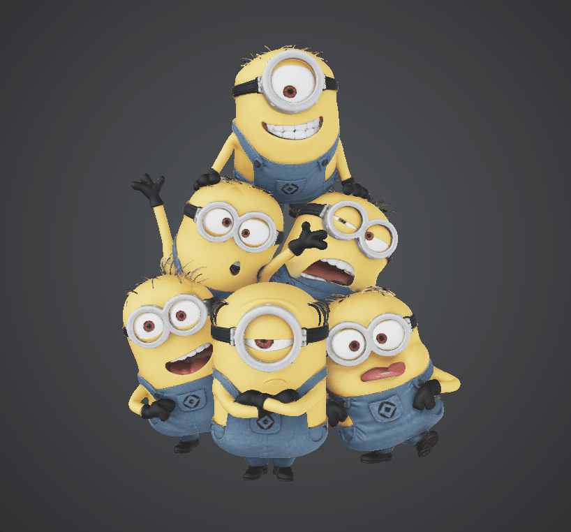Minions Lab 3d model