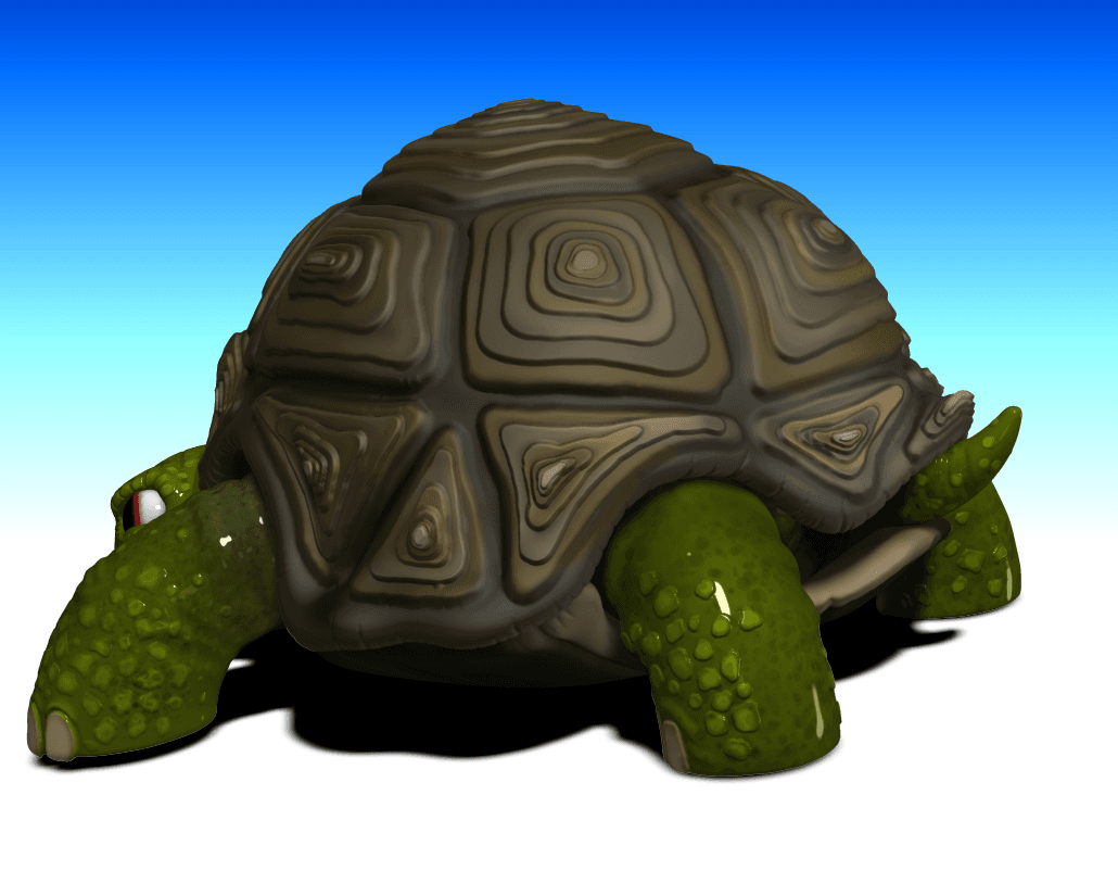 Terry the attack turtle!  3d model