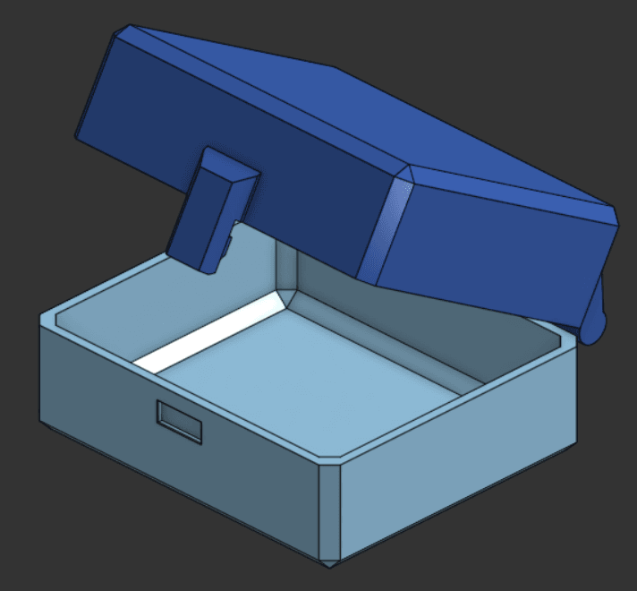 Latch box 3d model