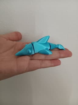 Dolphin flexi fidget toy - FREE - print in place 3d model