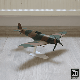 Supermarine Spitfire - 1:28 Scale Model 3d model