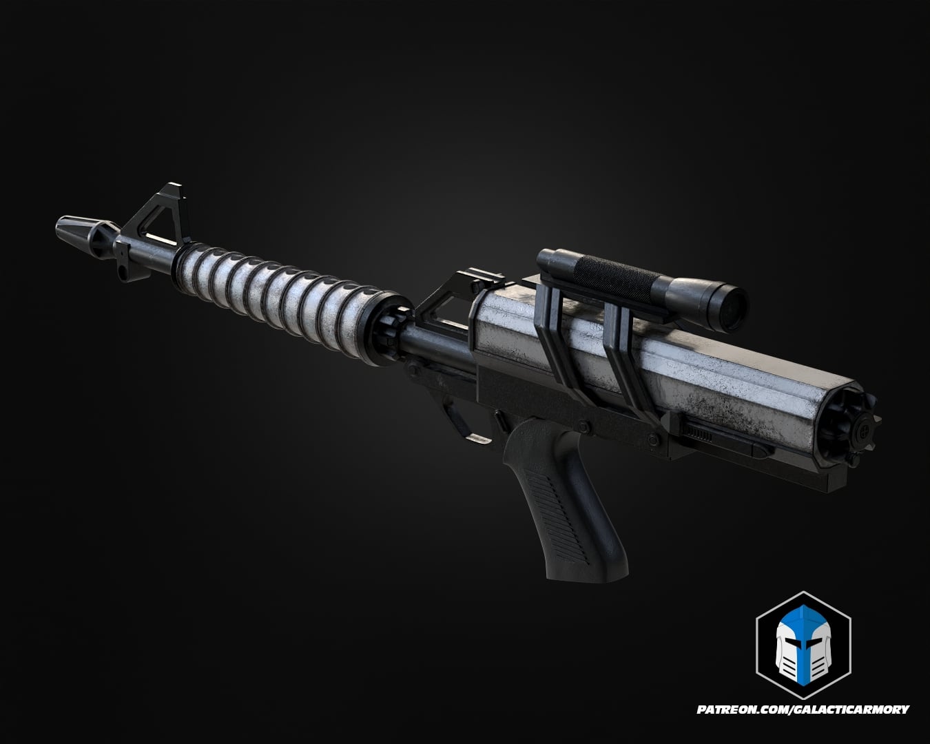 Spaceballs Trooper Rifle - 3D Print Files 3d model
