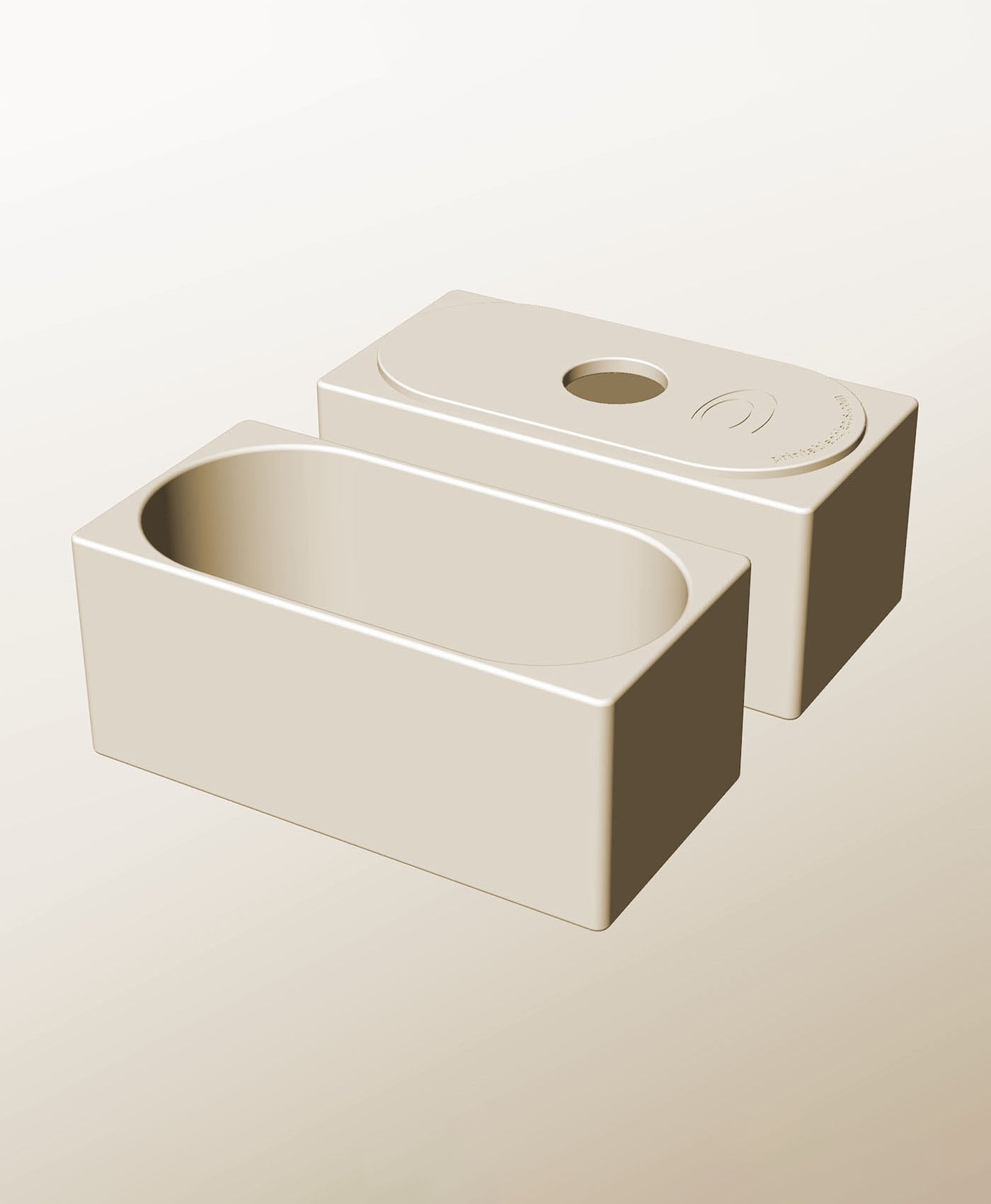 CX96-90-P Stacking pierced component box bin for makers 3d model