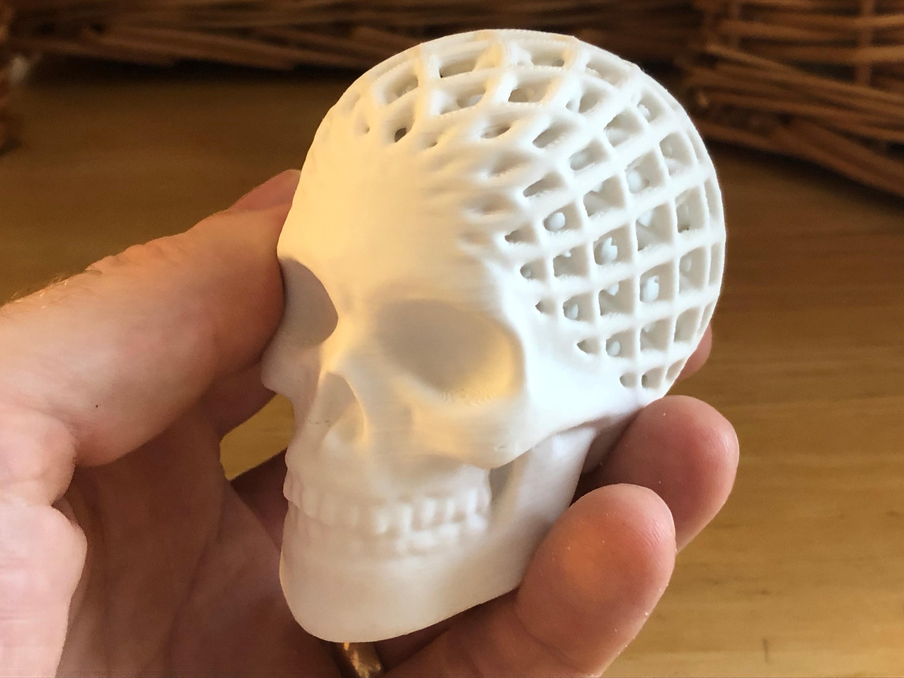 Architected Skull (FCC) 3d model