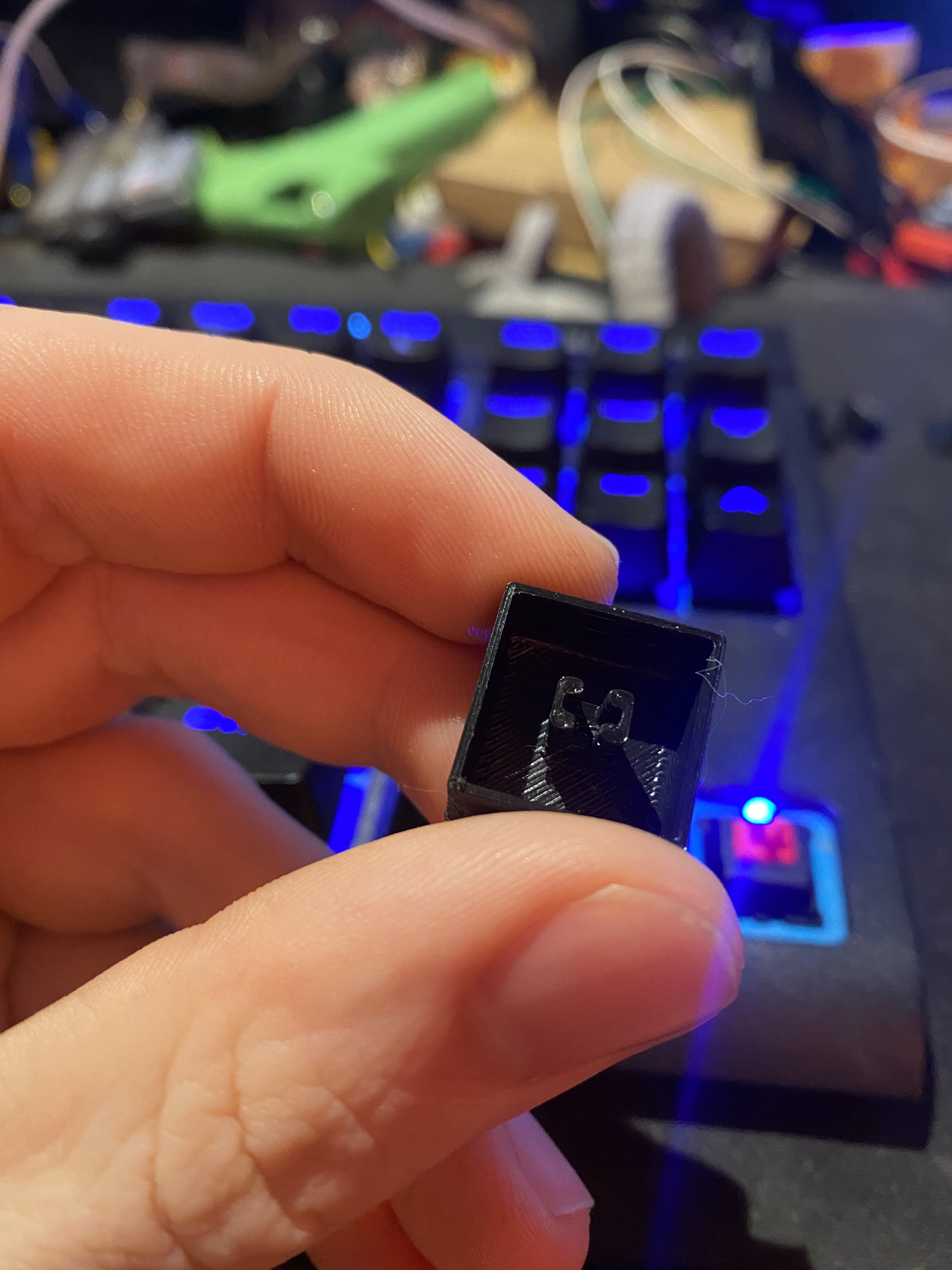 Corsair k63 wireless keycap 3d model