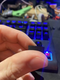 Corsair k63 wireless keycap 3d model