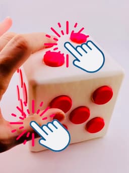 Super Duper Dice Clicker Fidget for Cool Kids 3d model
