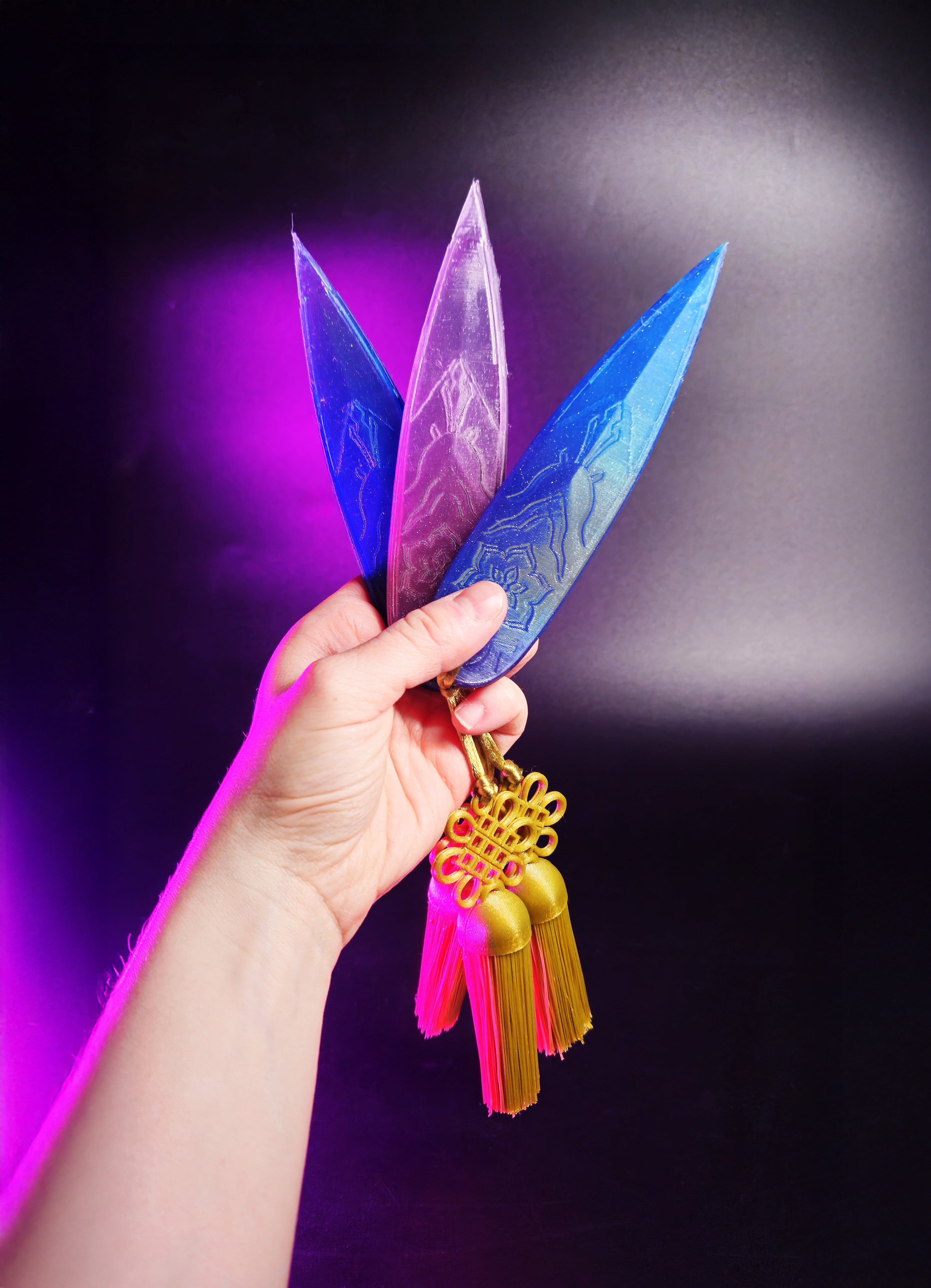 KPop Demon Hunters - Zoey knives 3d model
