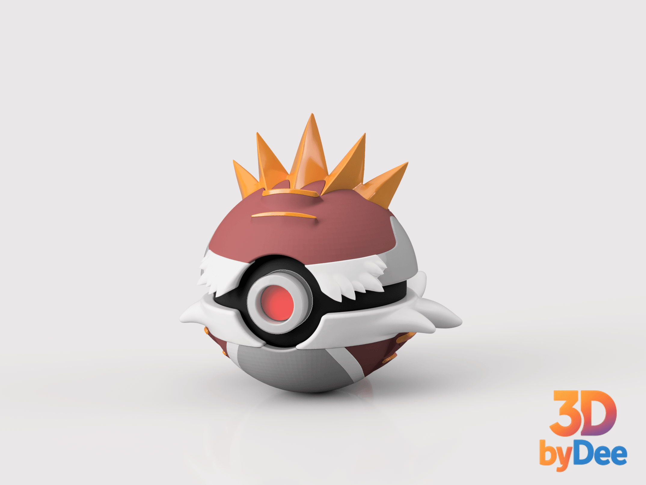 Tyrantrum Poke Ball 3d model