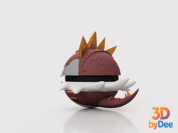 Tyrantrum Poke Ball 3d model