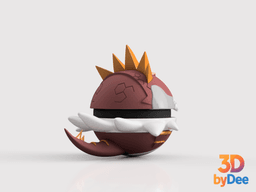 Tyrantrum Poke Ball 3d model