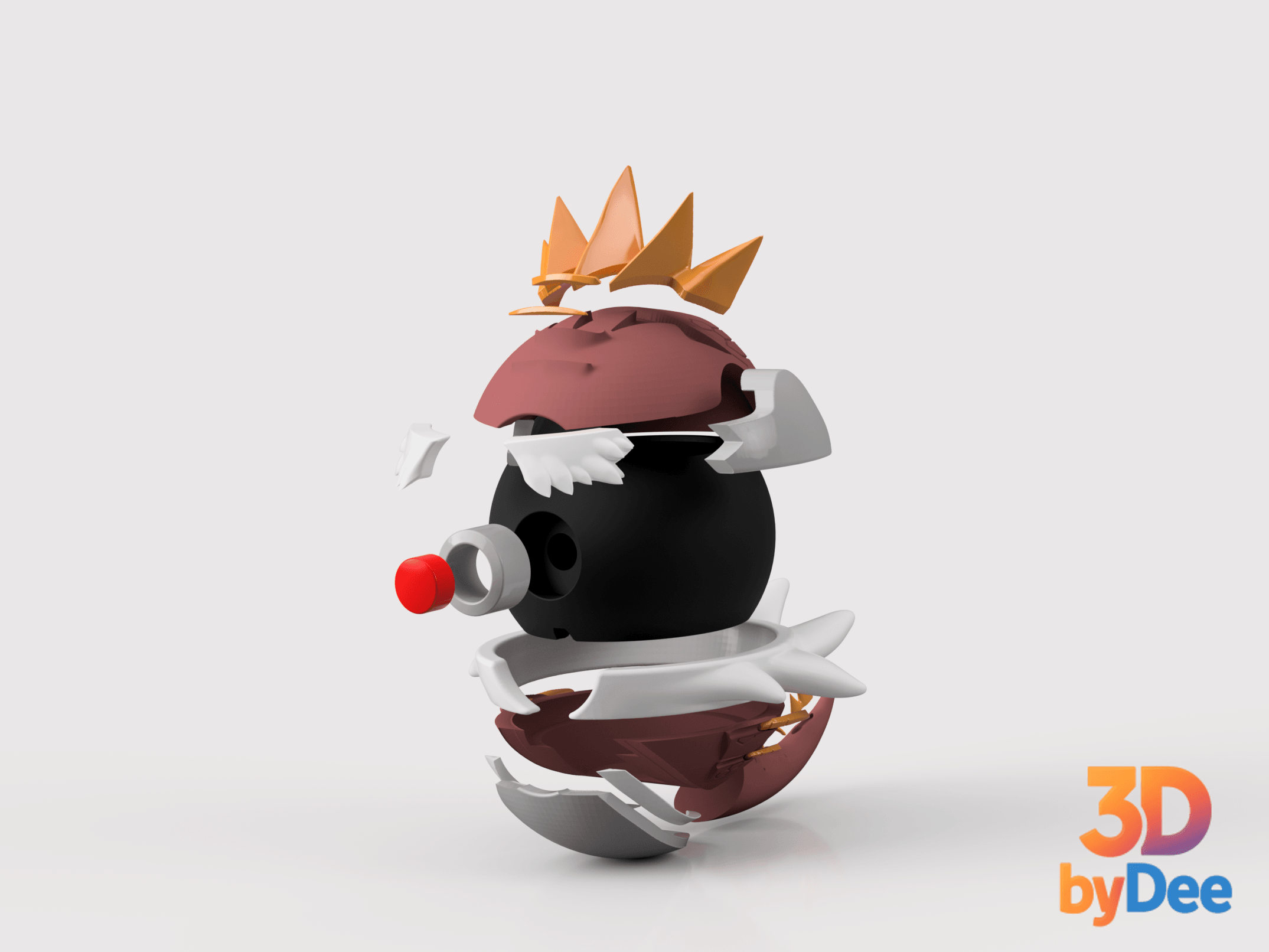 Tyrantrum Poke Ball 3d model