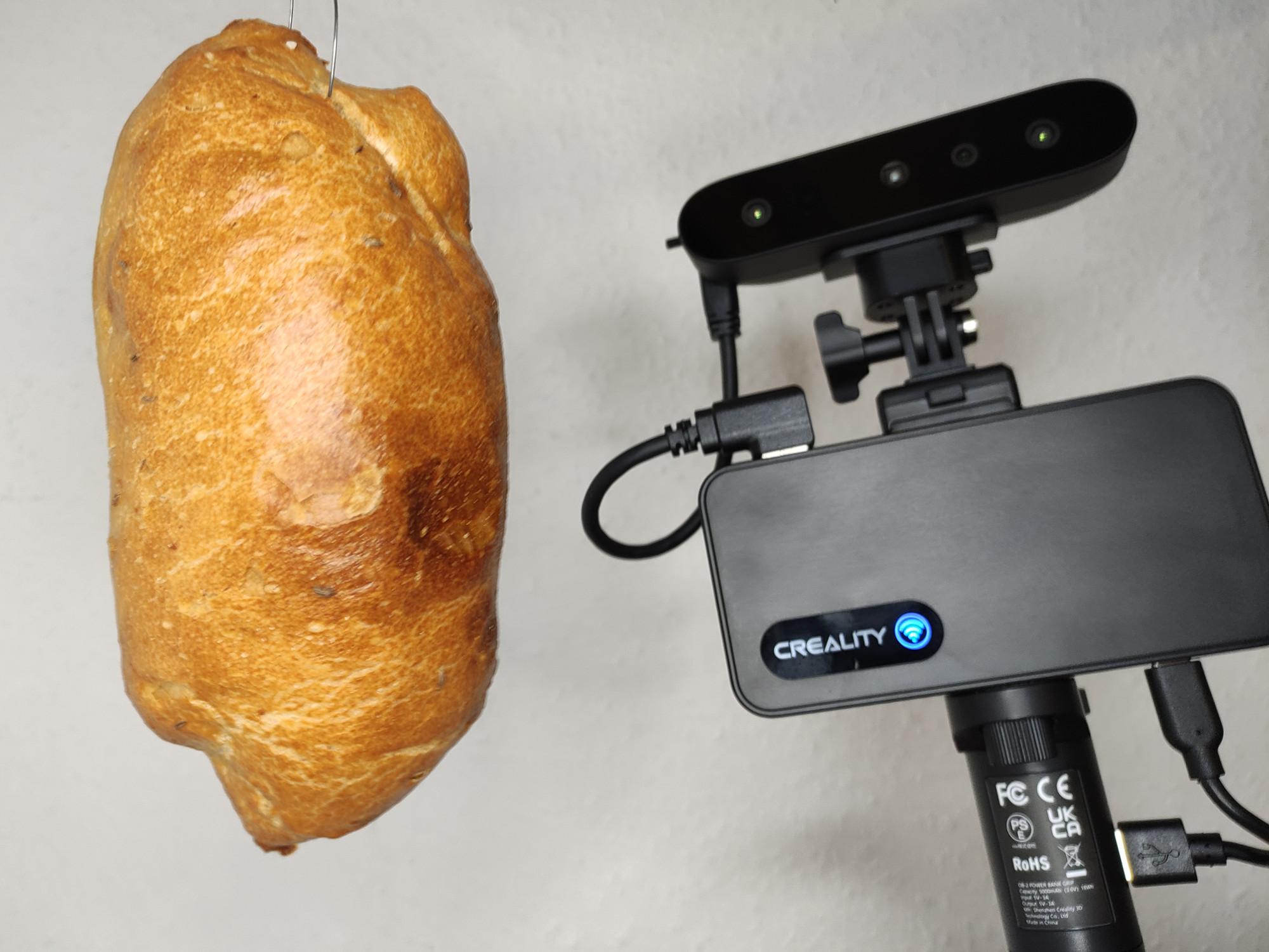 German "Briegel" Bread Roll 3D Scan 3d model