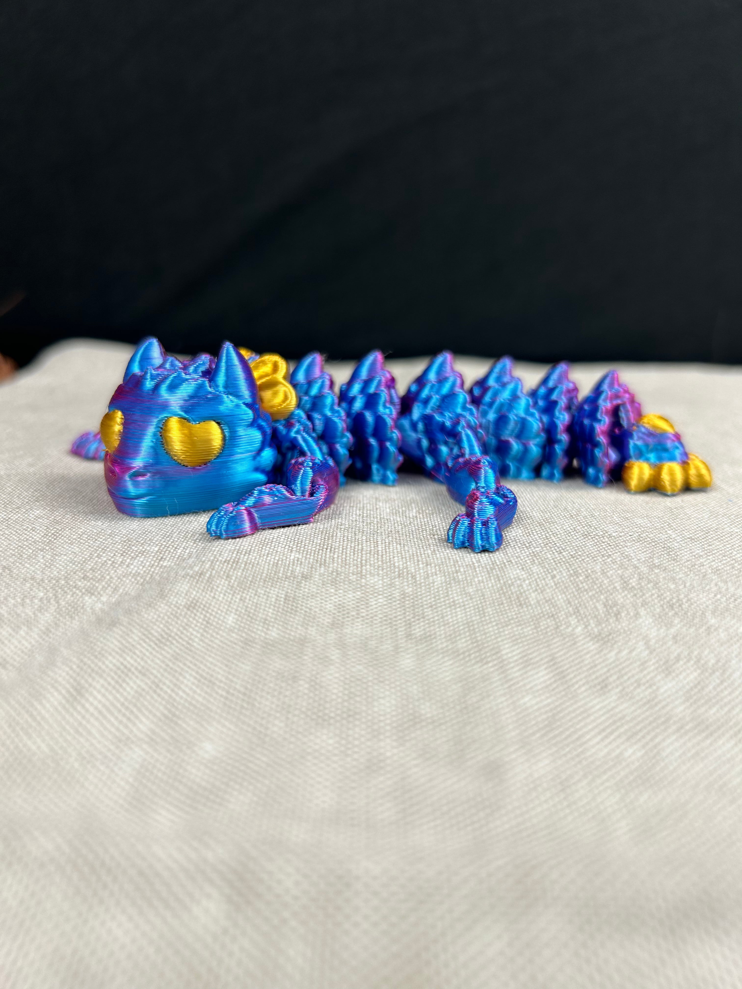 Heart Dragon Articulating 3d model