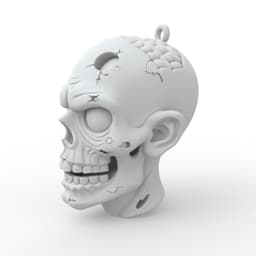 Zombie Keychain 3d model