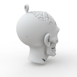 Zombie Keychain 3d model