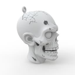 Zombie Keychain 3d model