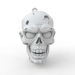 Zombie Keychain 3d model