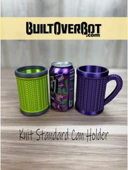 Knit Drink Holder - Short Standard 3d model