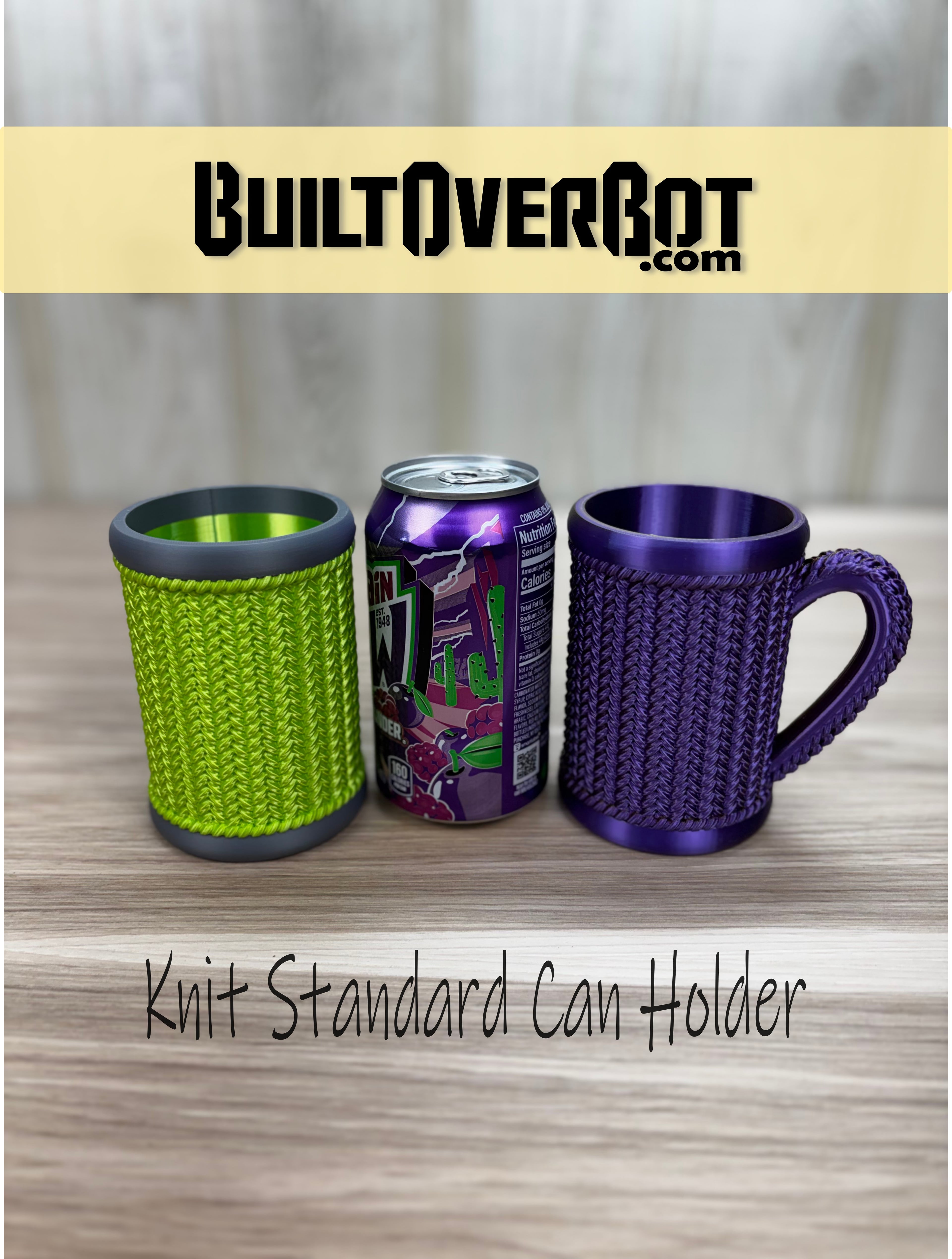 Knit Drink Holder - Short Standard 3d model