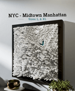 Midtown Manhattan, NY - S, M, L, & XL 3d model