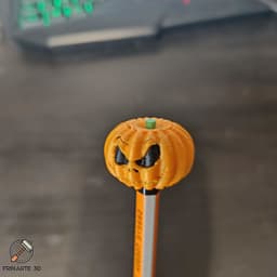 Spooky Pumpkin Spinner - Jack Skellington Pencil Topper 🎃 3d model