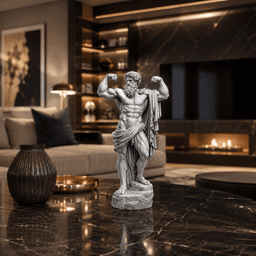 Zeus The Mighty STL | Greek God Bodybuilder Statue | Ancient Mythology 3D Print Model 3d model