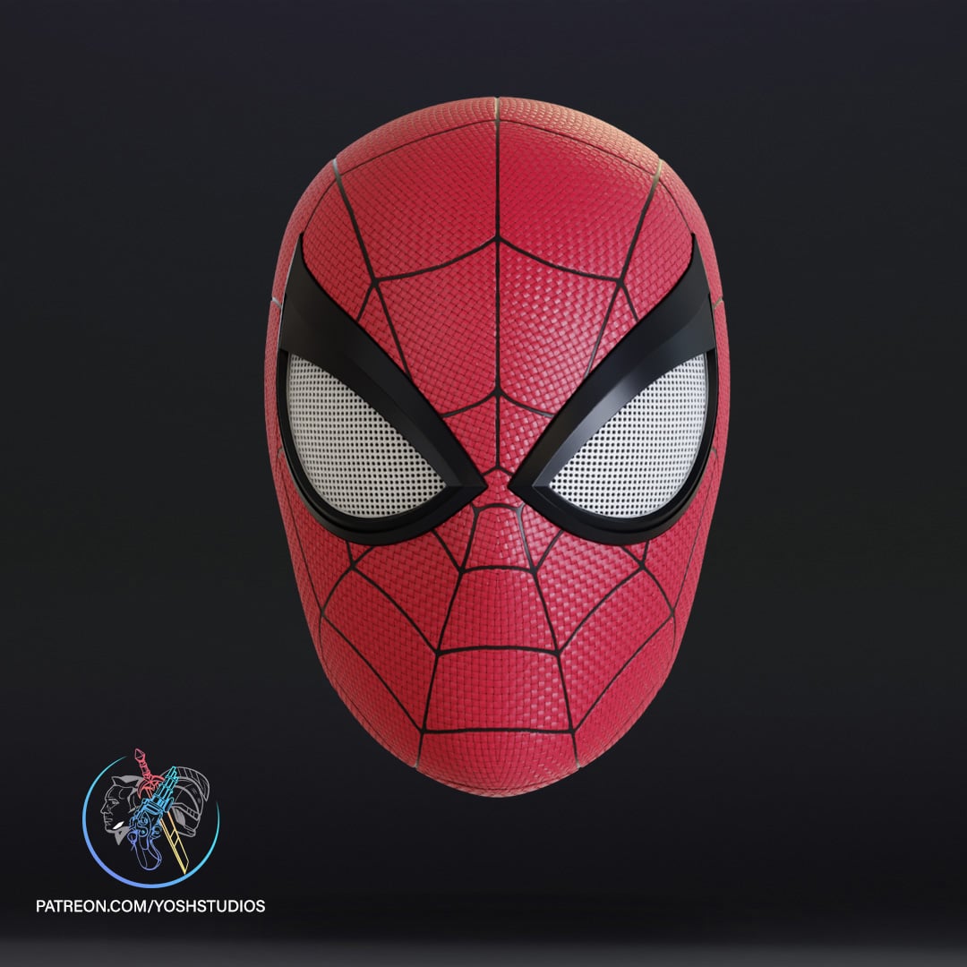 Spiderman Becoming Venom Mask 3d Printer File STL 3d model