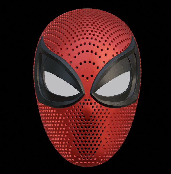 Spiderman Face Shell 2.0 3d model