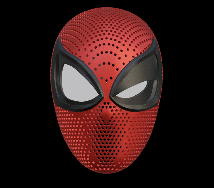 Spiderman Face Shell 2.0 3d model