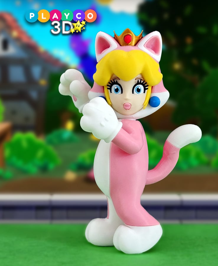 Cat Peach 3d model
