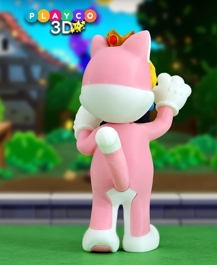 Cat Peach 3d model