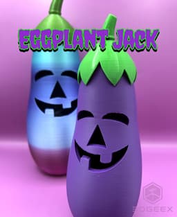 Eggplant Jack 3d model