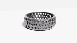 Lava Catch-All Bowl STL File Modern Volcanic Textured Decorative Organizer for 3D Printing 3d model