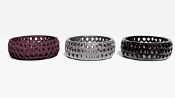 Lava Catch-All Bowl STL File Modern Volcanic Textured Decorative Organizer for 3D Printing 3d model