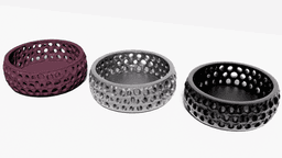 Lava Catch-All Bowl STL File Modern Volcanic Textured Decorative Organizer for 3D Printing 3d model