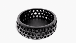 Lava Catch-All Bowl STL File Modern Volcanic Textured Decorative Organizer for 3D Printing 3d model