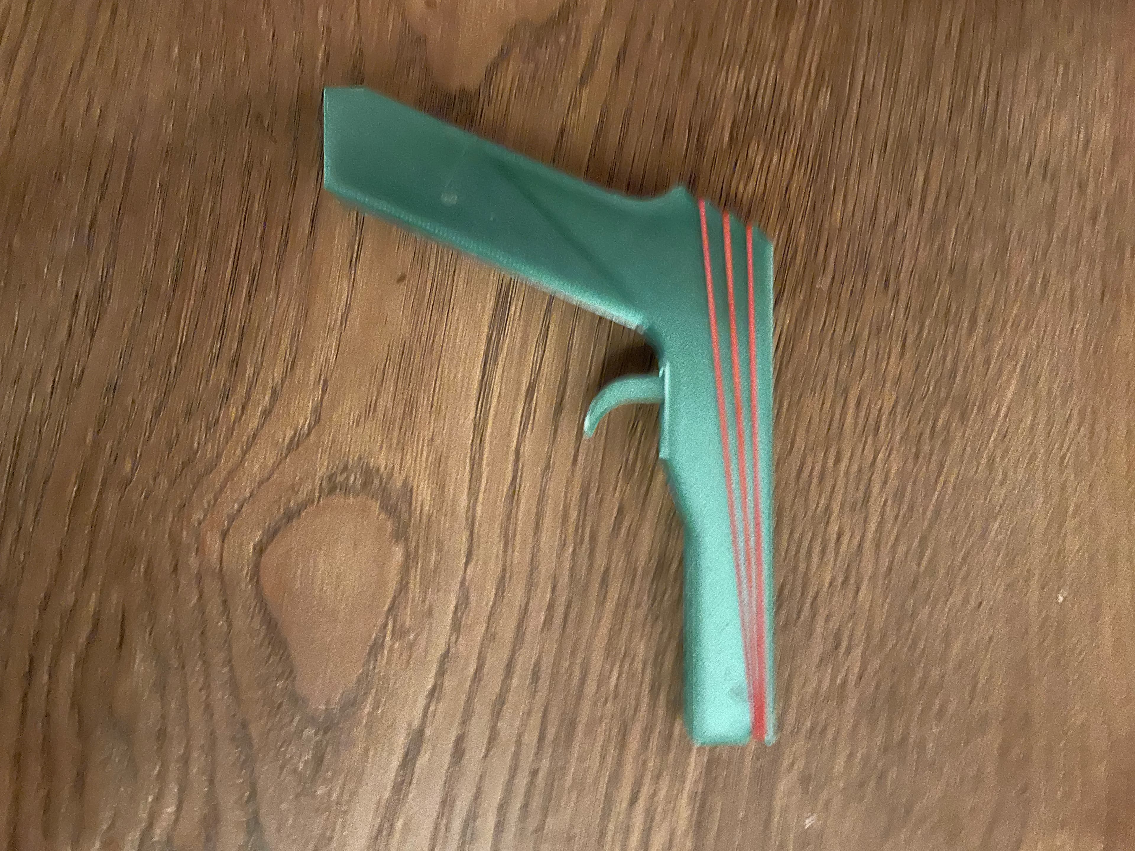 3 piece 3 band rubber band shooter 3d model