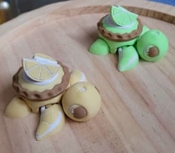 Citrus Pie Turtles - Orange, Lemon, Lime 3d model