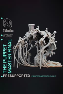 Puppet Master Horror - Puppet Master Show - PRESUPPORTED - Illustrated and Stats - 32mm scale 3d model