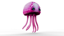 Cute Jellyfish 3d model