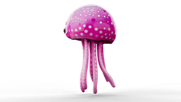 Cute Jellyfish 3d model
