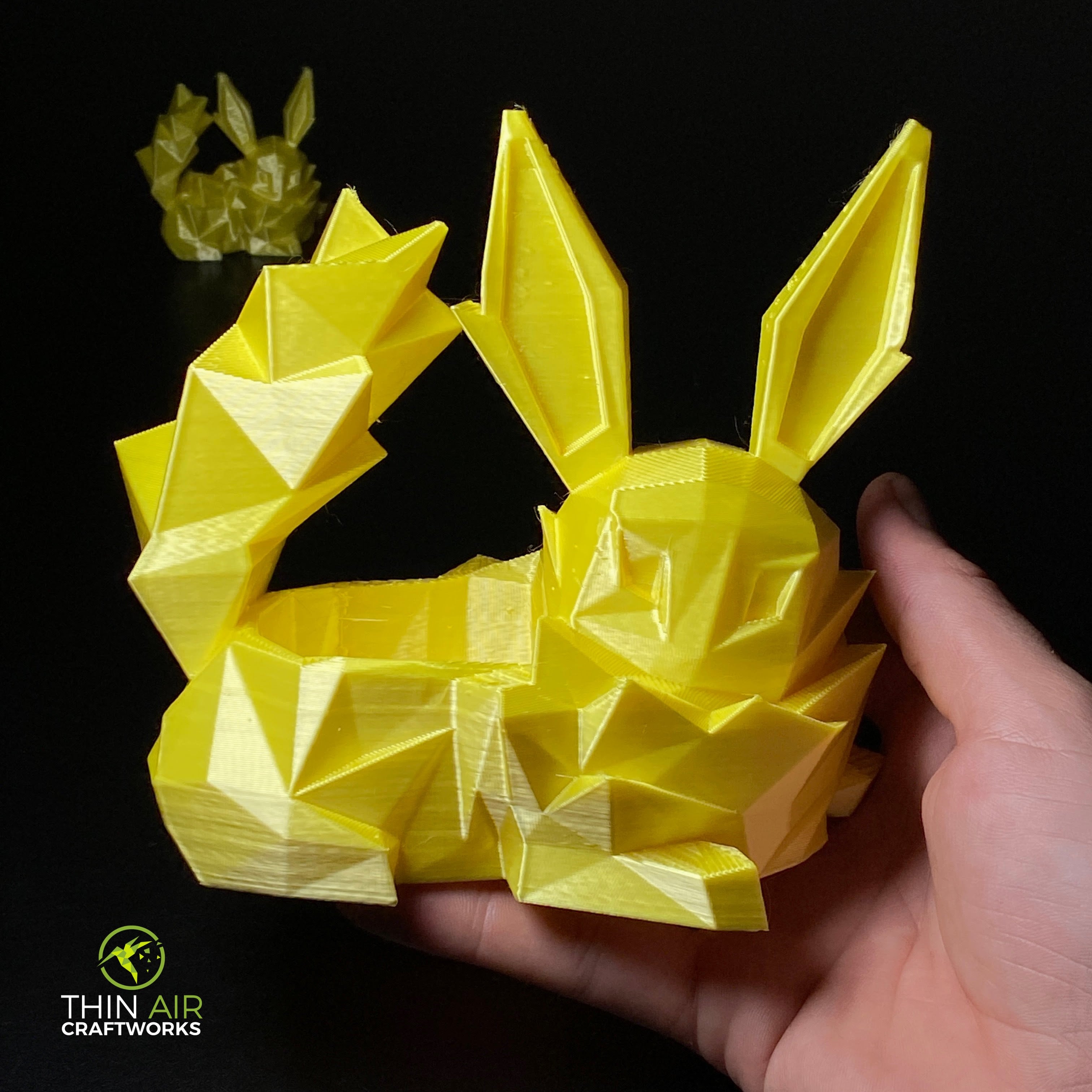 Low Poly Jolteon Planter 3d model