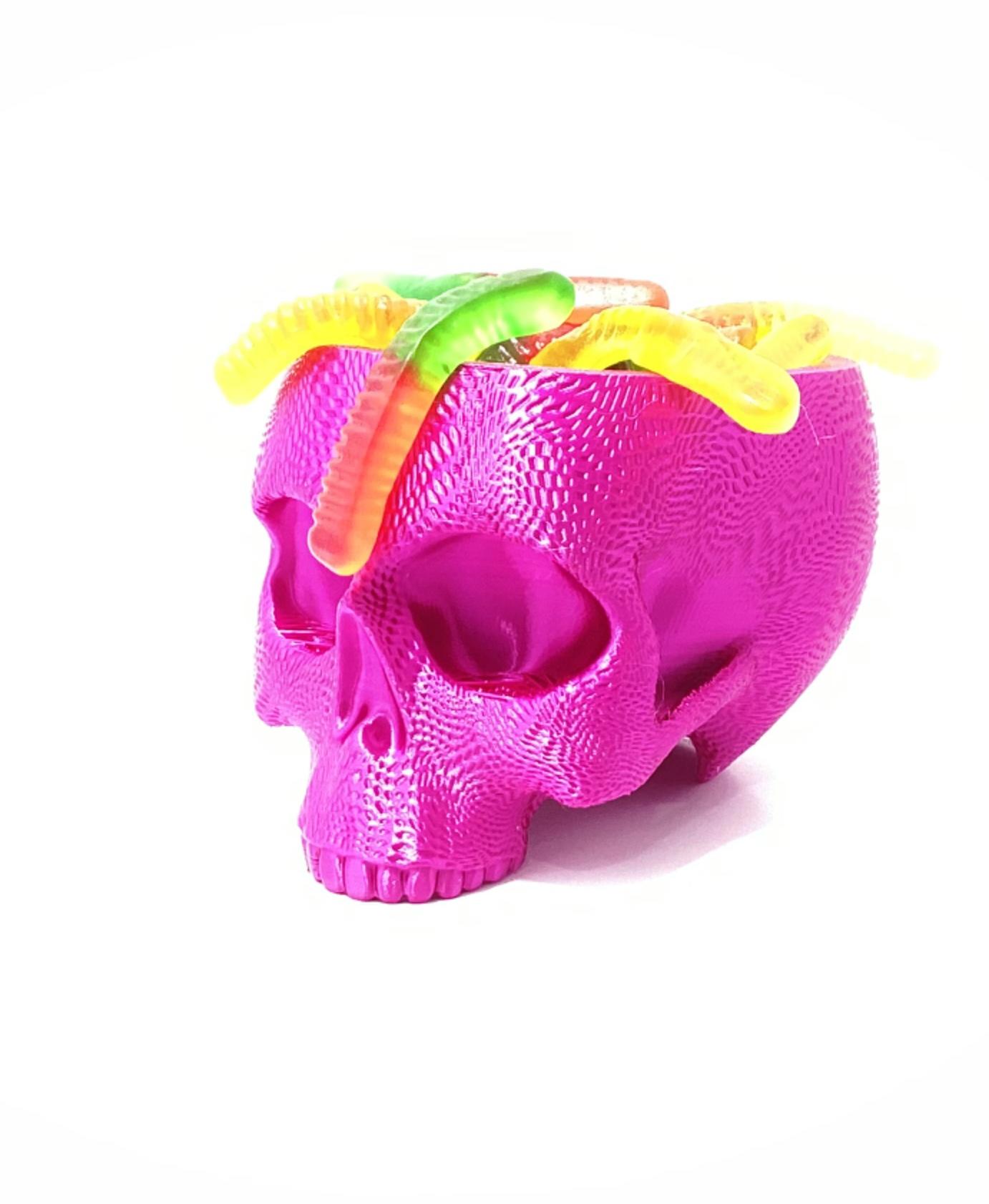 Twisted Pixel Skull Planter 3d model